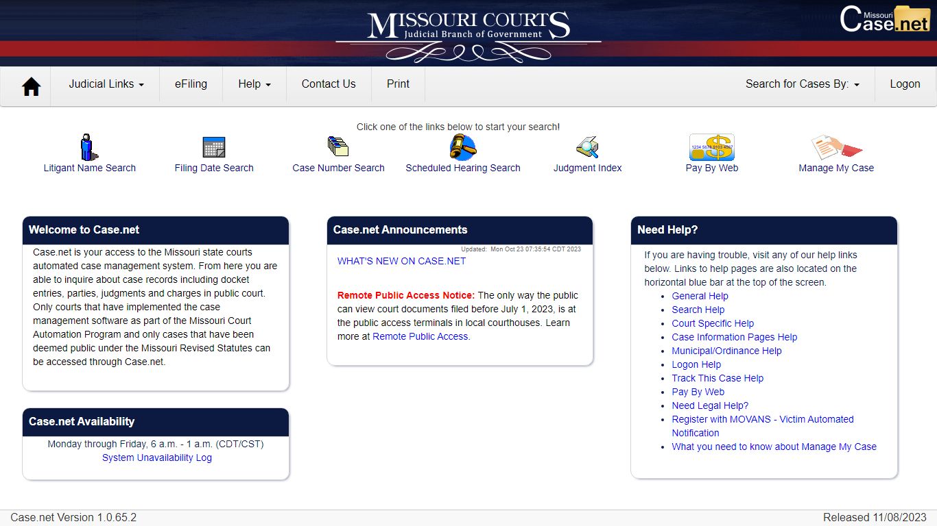 Missouri Courts - Case.net